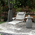 thumbnail image 2 of Outsunny Chaise Longue Extérieure avec Dossier Réglable, Gris Clair, 2 of 10