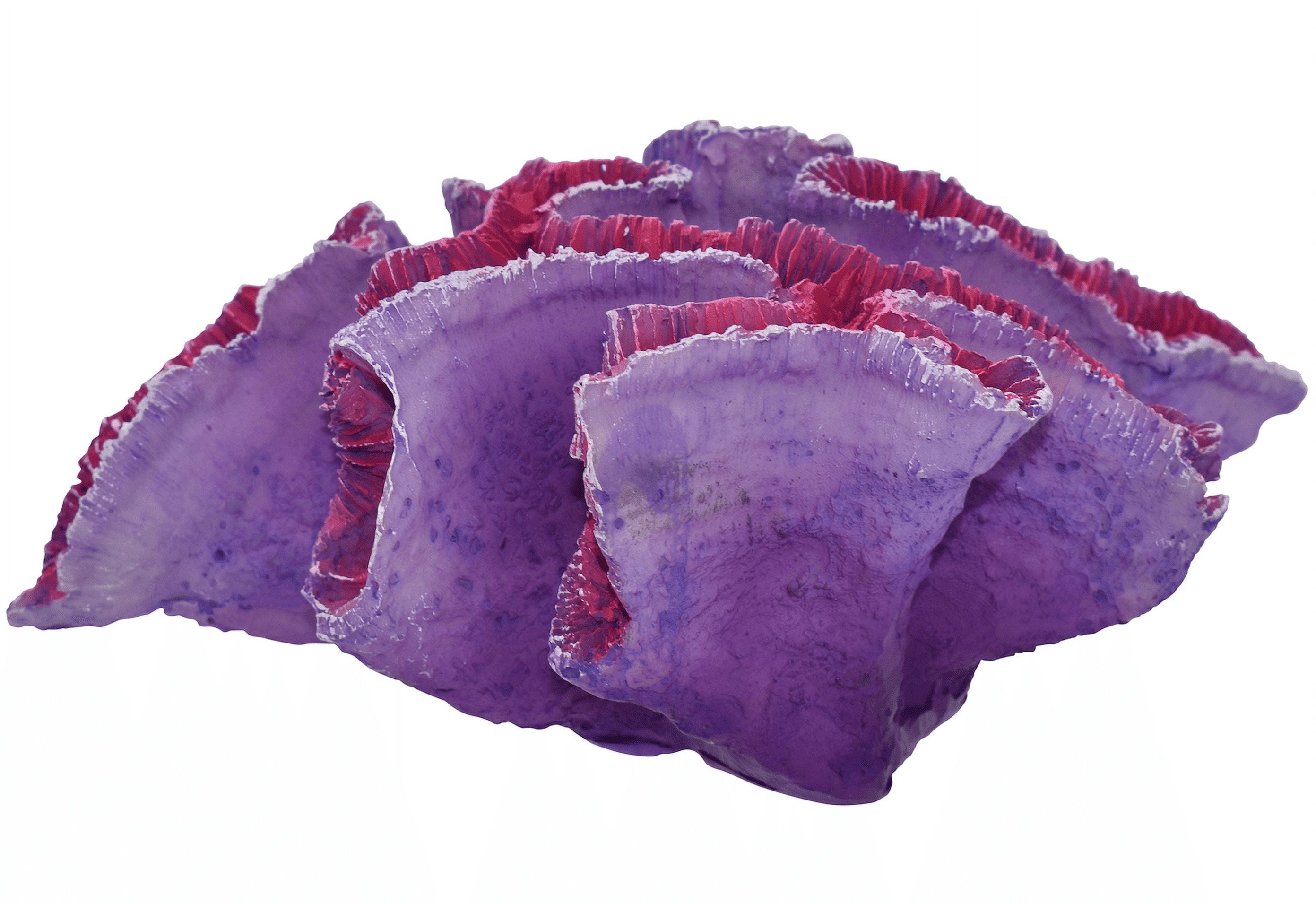 Komodo Curly Pink and Purple Coral Ornament, Aquarium Decor