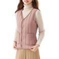 thumbnail image 2 of Babysbule New Womens Winter Coats Fashion Women Warm Jacket Winter Casual Sleeveless Versatile Top, 2 of 7