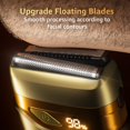 thumbnail image 2 of Afeitadora eléctrica de lámina Mbzoey Mini para hombre, impermeable, LED, USB-C, 2 of 9