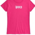 thumbnail image 3 of Wicked - White Logo - Women's Fitted Graphic T-Shirt, 3 of 4