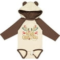 thumbnail image 3 of Inktastic Reindeer Christmas Boys or Girls Long Sleeve Baby Bodysuit, 3 of 5