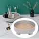 thumbnail image 1 of Bandeja decorativa para servir, decoración del hogar, multifuncional, para servir café, té con pies Bandeja de almacenamiento Platos redondos para - gris Baoblaze Bandeja de servir, 1 of 7