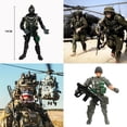thumbnail image 4 of Set de juguetes militares MQSTARSRISE Army Men para niños de 4 a 7 años con armas, 4 of 7