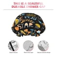 thumbnail image 4 of Basketball A Shower Cap, Reusable Bath Hair Hat for all Hair Lengths Hair Cover with Elastic Band Double Waterproof Layers Bathing Hat, 4 of 5