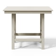 thumbnail image 2 of WestinTrends Ashore Outdoor HDPE 36" Square Patio Dining Table with Umbrella Hole, Sand, 2 of 12