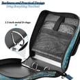 thumbnail image 5 of Water-Resistant 3-Ring Binder Organizer with Multiple Pockets Zipper Binder Bag for Office Beautiful Glowing Deer, 5 of 8