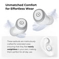 thumbnail image 4 of Auriculares inalámbricos TOZO T10 Bluetooth 5.3 55H Playtime blancos, 4 of 8