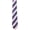 Marine / Argent, variante sur Bigi Cravate-Milano Cravate en Soie à Rayures Diagonales Marron / Gris Foncé Marine Crème - Taille Unique