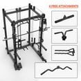 thumbnail image 5 of RitKeep Fitness Smith Machine PMAX-4550 Combo with RAB 3000 Bench, Multifunctional 6-in-1 Home Gym Power Cage, 5 of 8