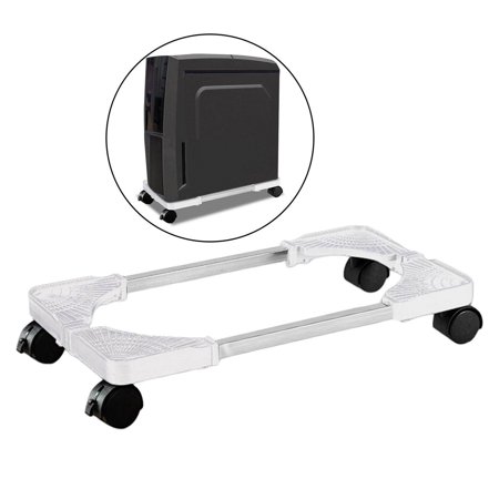 Rolling Case For Computer Pvc destyer New PC Desktop Case Stand under desktop stand small gaming pc ...