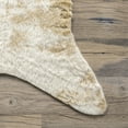 thumbnail image 6 of nuLOOM Marcia SpinClean Machine Washable Faux Cowhide Area Rug, 5' 9" x 7' 7", Shaped, Marcia Off-white, 6 of 9