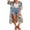 Blue, variant on Bsubseach Chiffon Swimsuit Cover up Kimono Cardigan for Women Summer Beach Cover Ups