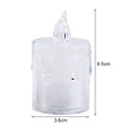 thumbnail image 2 of High Brightness Led Candles 24pcs Electronic Candle Lamp Set Flickering Led Night Light Battery Operated Desktop Mini, 2 of 5