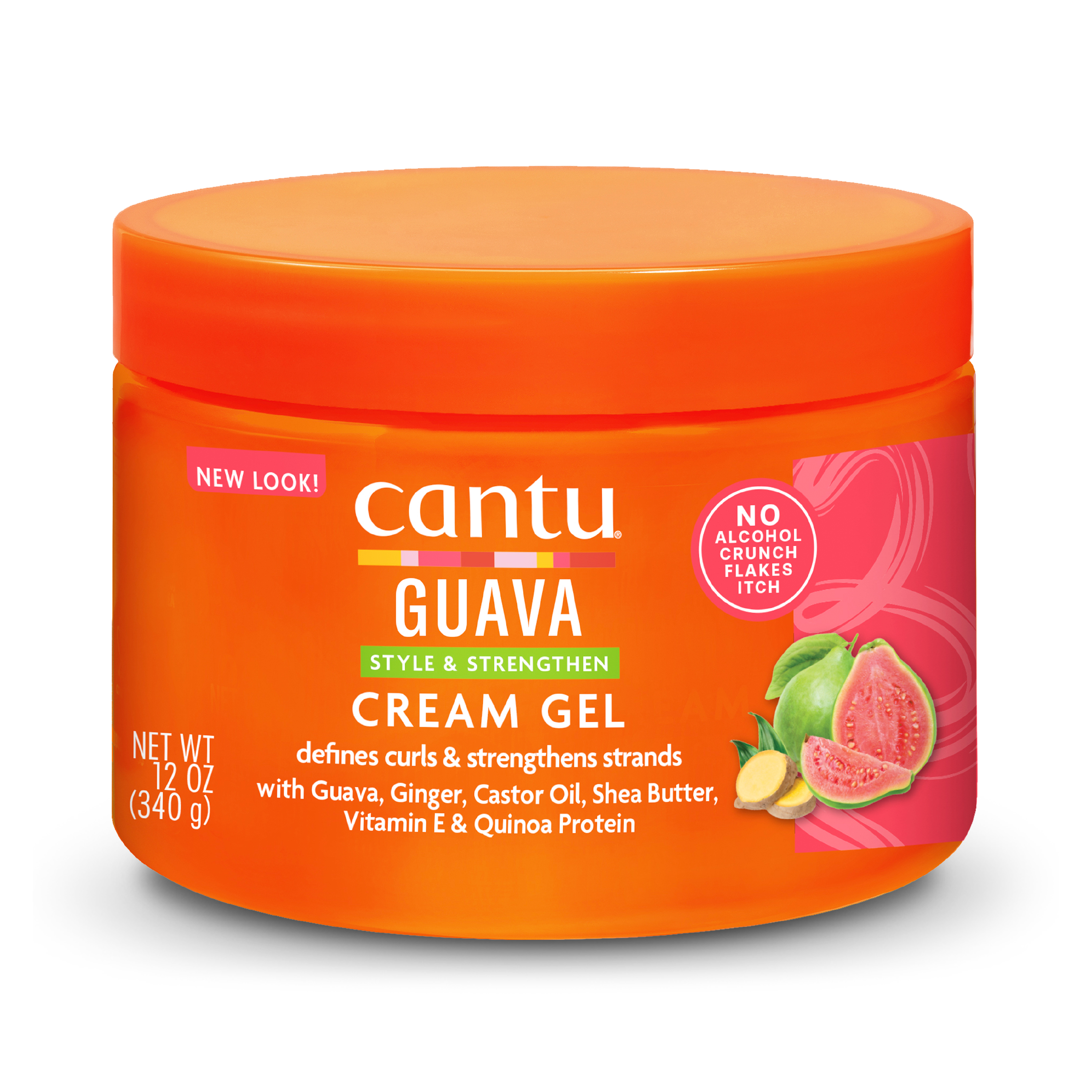 Cantu Guava & Ginger Curl Strengthening Cream Gel, 12 fl oz photo 1