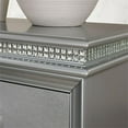 thumbnail image 3 of Furniture of America Plumley Contemporary Solid Wood 5-Drawer Chest in Silver, 3 of 4