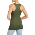 No Boundaries Juniors' Racerback Ribbed Tank