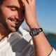 thumbnail image 4 of Reloj deportivo para hombres de color rojo con forma de rueda de automóvil, reloj de moda para hombres, reloj automático con forma de neumático, 4 of 9