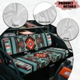 thumbnail image 6 of Uorisanigo UTV Seat Cover, Mule Seat Covers Protector Suitable for Kawasaki Mule 4010 4x4 FE 2025 2023 2022 2021, Scratch Resistance Aztec African Tribal Bench Seats Covers UTV Accessories, 6 of 7