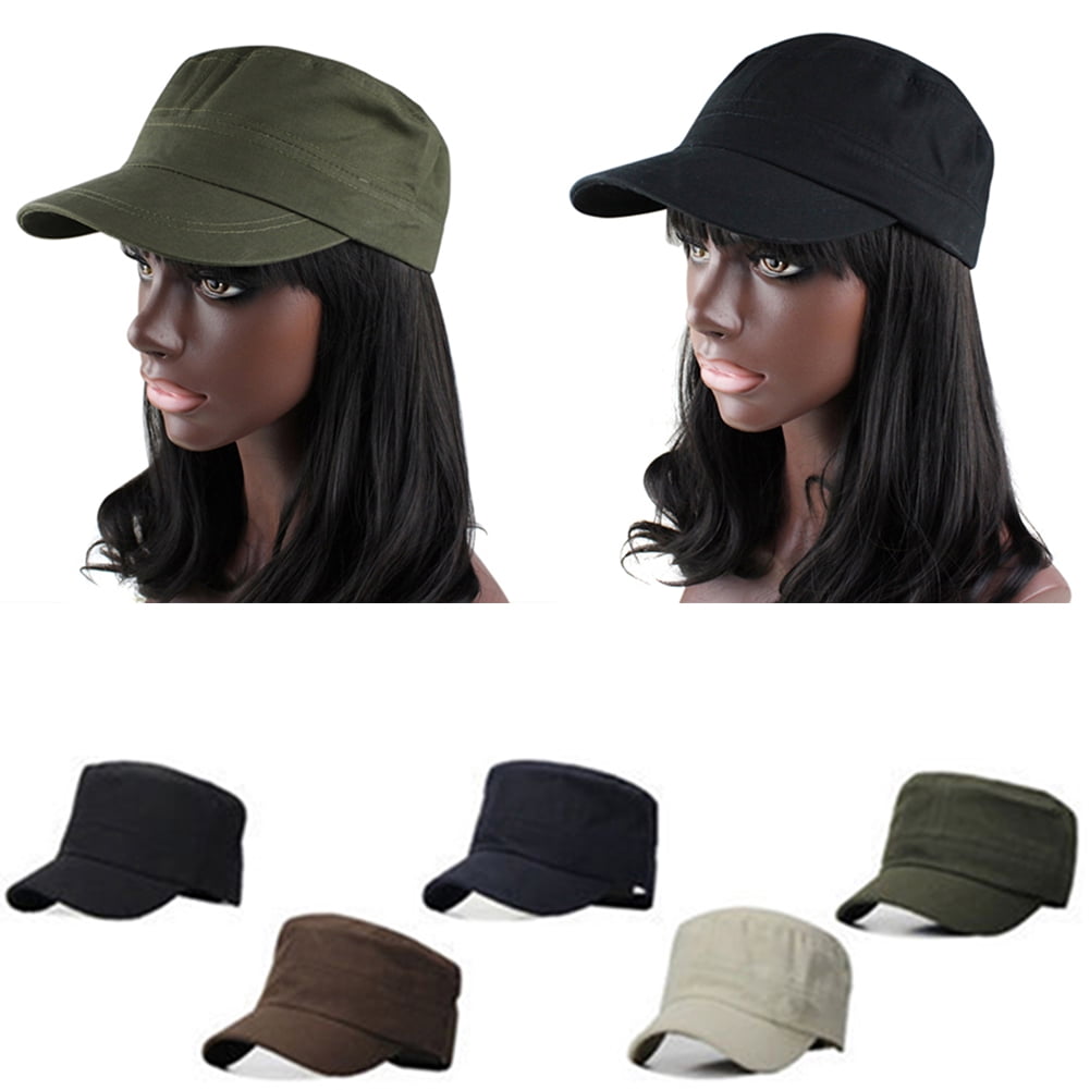 s Vintage Adjustable Military Army Cap 