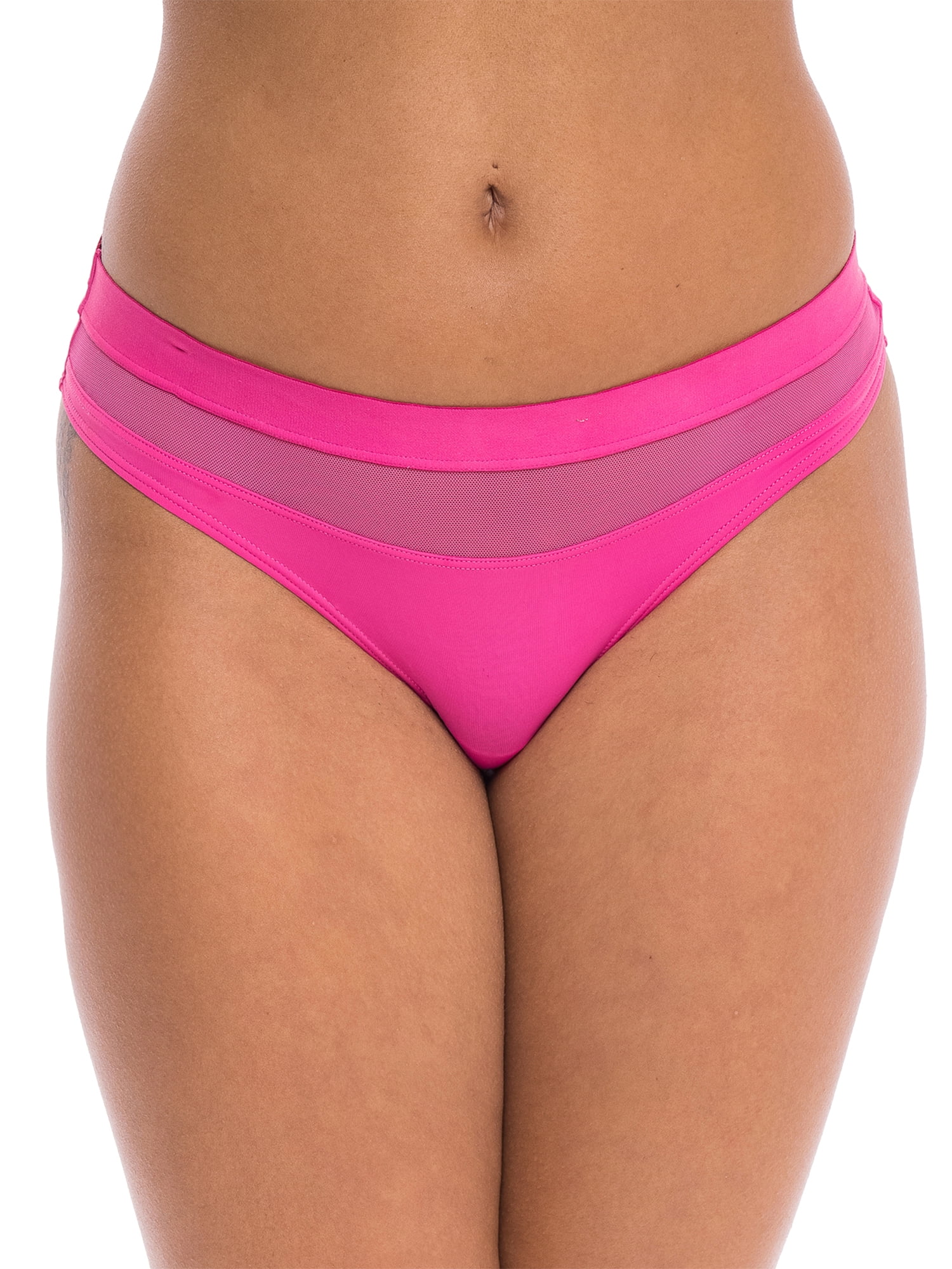 No Boundaries Mesh Madness Thong Panties (Junior or Women's), 3 Pack