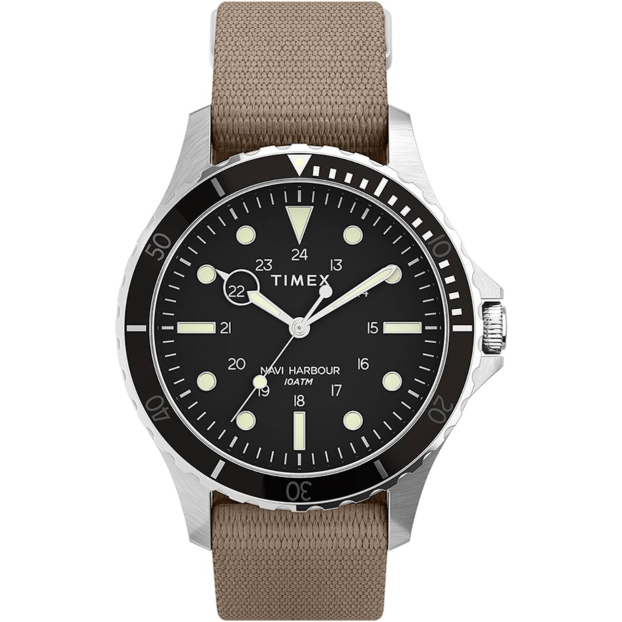 Timex MK1 40mm TW2R96900 Black Stainless Steel Watch with INDIGLO