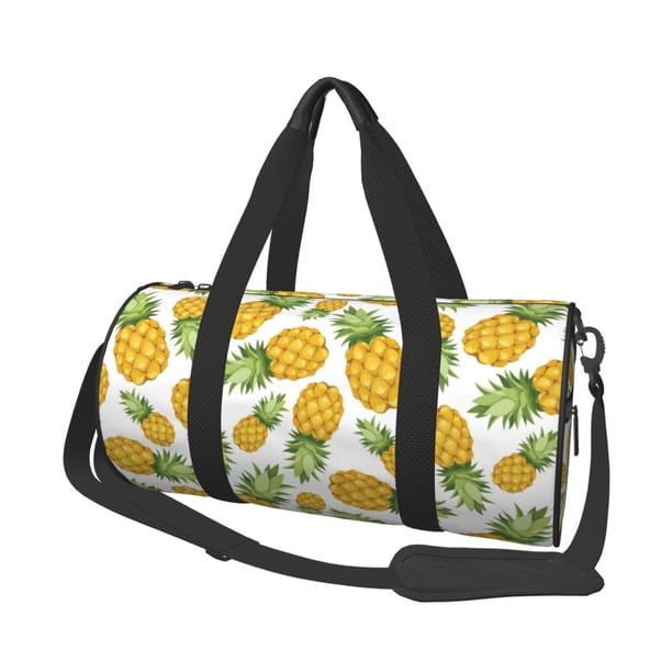 Easygdp Pineapple Bolsa de Viaje, Bolsa de Mano, Bolsa de Gimnasio, Bolsa de Equipaje para Viaje