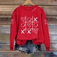 thumbnail image 5 of Tweang Valentine's Day Sweatshirt for Women Womens Dress Shirts Long Sleeve Women's Sweatshirt Womens Long Sleeve Shirt Womens Short Sleeve Tops Tunic Shirts for Women Love Heart Shirt Black L, 5 of 7