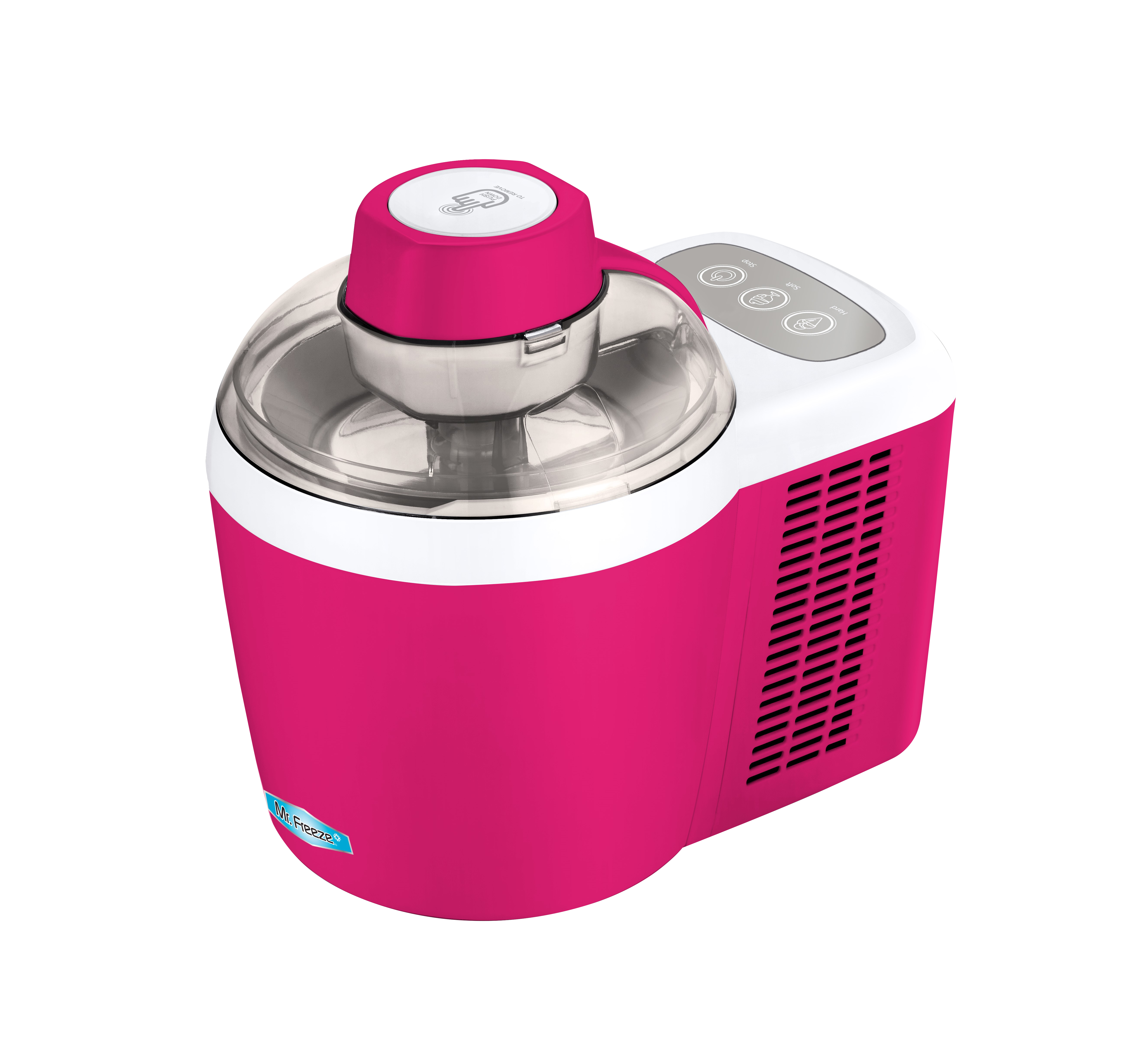 Elite EIM700BR Thermoelectric Ice Cream Maker, Berry