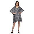 thumbnail image 2 of Moomaya Printed Women Kaftan Cover Up Beachwear Short Caftan Cover Up Dress, 2 of 6
