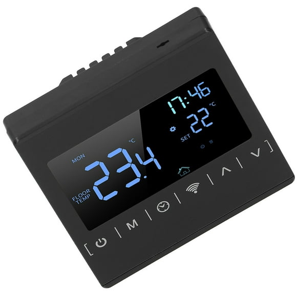 Touch Screen Smart Thermostat, Digital Programmable Thermostat Exquisite Touch Button Stable For Temperature Control For Home