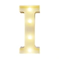 thumbnail image 1 of Amdohai Alphabet LEDs Light Standing Letters Sign with Bulbs Night Lamp Warm White Constant Bright Light Effect 2 * AA Cell Operated IP54 Water Resistance for Birthday Christmas Wedding Home Party Bar, 1 of 8