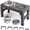 Gray, variant on Elevated Dog Bowls - 5 Adjustable Heights Stand, 2 Stainless Steel Bowls & 1 Slow Feeder, for Small to Large Dogs, Black