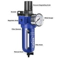 thumbnail image 5 of NANPU Zinc Alloy 3/8" NPT Compressed Air Filter Regulator, 0-150 psi, 2.29 lbs, 5 of 7