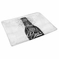 thumbnail image 2 of MKHERT Retro Vintage Wine Glass Life is Short I Need a Beer Doormat Rug Home Decor Floor Mat Bath Mat 30x18 inch, 2 of 3