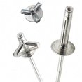 thumbnail image 1 of 50pcs Silver Pop Folding Blind Rivet Aluminum Alloy Rivet 32mm 40mm 48mm Bolt Steel Shank Mandrel Exhaust Rivets Fasteners, 1 of 2