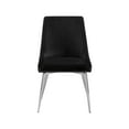 thumbnail image 4 of Meridian Furniture Karina Black Velvet Dining Chair (Set of 2), 4 of 5