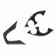 thumbnail image 3 of Car Carbon Fiber Steering Wheel Decoration Cover Trim Sticker, 3 of 5