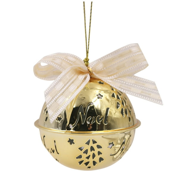 1 Pieza Campanas Decoraciones Para El Árbol De Navidad Campana Roja Y Blanca Para Decorar El Árbol De Navidad 6,3 Cm