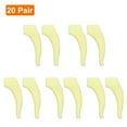 thumbnail image 3 of 20 Pairs Glasses Ear Grip Silicone Elastic Ear Hook Eyewear Retainer, Yellow, 3 of 7
