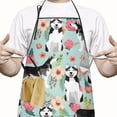 thumbnail image 2 of Husky and Pioneer Flower Apron-Garden Aprons for Women with Pockets-Cotton Linen Waterproof Kitchen Cooking Gardening Aprons Adjustable for Kitchen,Cooking,BBQ and Salon 33x27 Inch, 2 of 7