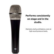 TELEFUNKEN M80 Dynamic Microphone; Black