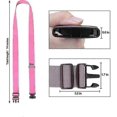 thumbnail image 2 of Cinturón de equipaje de 4 piezas con ancho ajustable para maletas, accesorios de viaje, 2 of 5