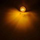 thumbnail image 5 of 2PCS 12V/24V 3LED 3/4 Round Trailer Side Marker Lights Yellow White Red For Trucks Clearance Lights Truck Turn Signal Lamp, 5 of 5