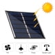 thumbnail image 5 of Cargador de panel 0.3W 3V Mini Panel Solar Silicio Policristalino Pequeña Célula Solar DIY Impermeable Camping Portable Power Panel Solar Compatible para Juguetes Lámpara de Luz Ventilador Bomba de Ja Eccomum  Cargador de panel, 5 of 7