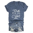 thumbnail image 3 of Faith Hope Love Graphic Tees for Women 2026 Summer Short Sleeve V Neck Positive Inspirational Tshirt, 3 of 3