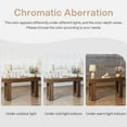 thumbnail image 2 of Tribesigns 63-Inch Long Console Table, Farmhouse Wooden Sofa Table Behind The Couch（Natural), 2 of 7
