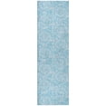 thumbnail image 2 of Addison Rugs Dream Shag Premium Machine Washable Transitional Nautilus Aqua Runner Rug, 2'3" x 7'6", 2 of 8