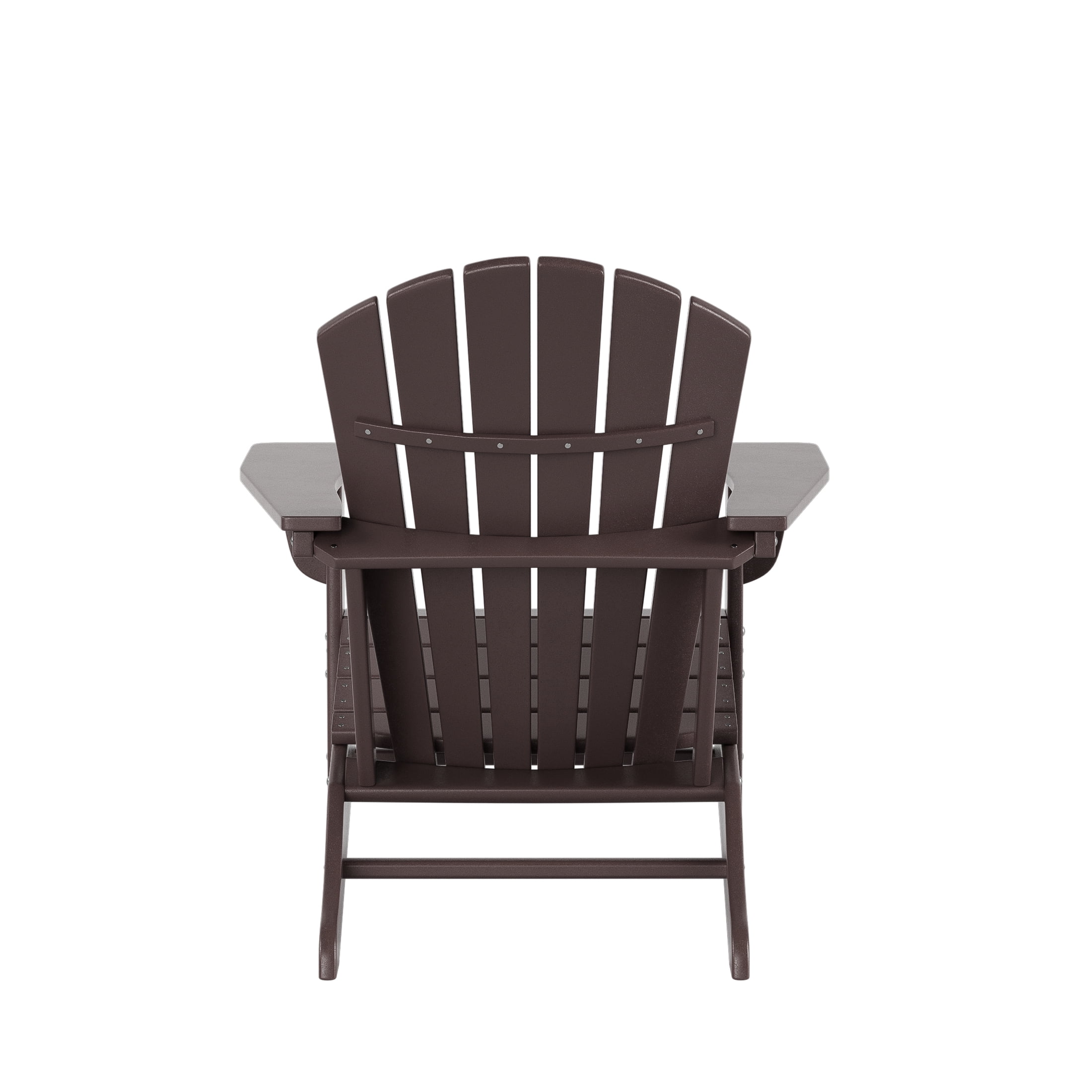 Westin Outdoor Patio Adirondack Chair (Set of 4), Dark Brown