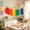 Multicolor, variant on Paper Tassel Garland Banner, 5 Color Options, Birthday Party Streamer, Baby Shower Wedding Decor, Blue Pink Orange Green Multicolor Plastic Festive Wall Ornament